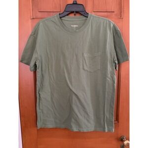 Men's Goodfellow Relaxed Fit Green Short Sleeve T-Shirt Size Medium NWT